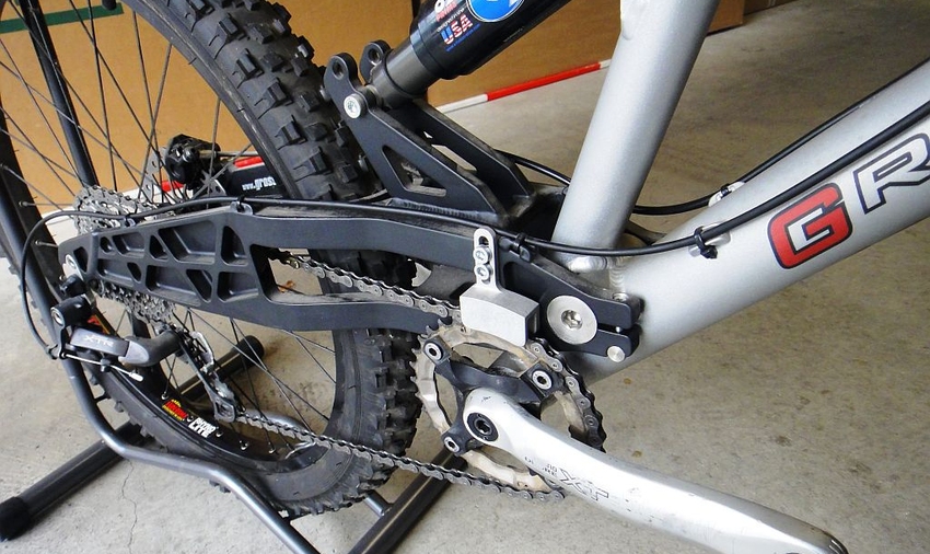 Leicht und einfach die Kettenführung !